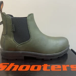Shooters S3634-06 stivaletto chelsea uomo green/black