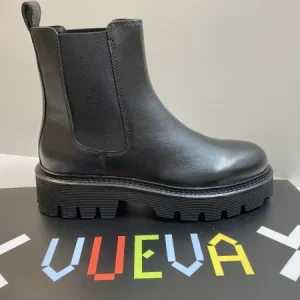 Vueva M13057 stivaletto chelsea donna nero