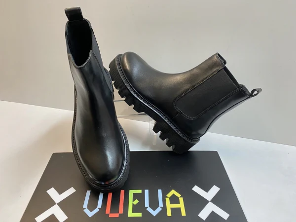 Vueva M13057 stivaletto chelsea donna nero - immagine 3