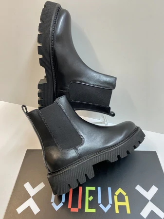 Vueva M13057 stivaletto chelsea donna nero - immagine 4