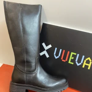 Vueba WB54H12 stivali donna nero con fondo in gomma
