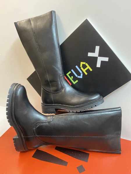 Vueba WB54H12 stivali donna nero con fondo in gomma - immagine 3