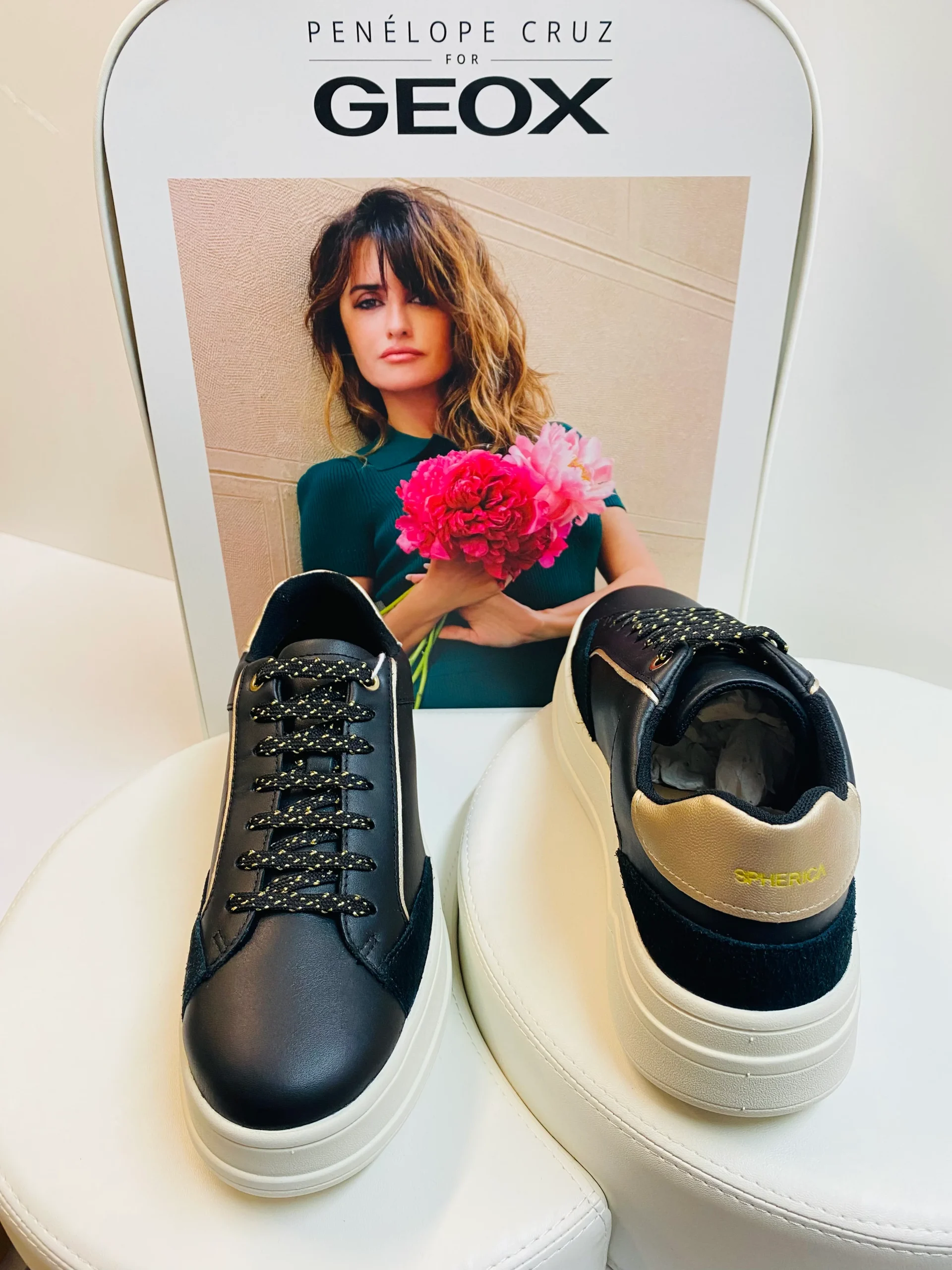 Geox D46WVE 08522 sneakers donna nera - immagine 3