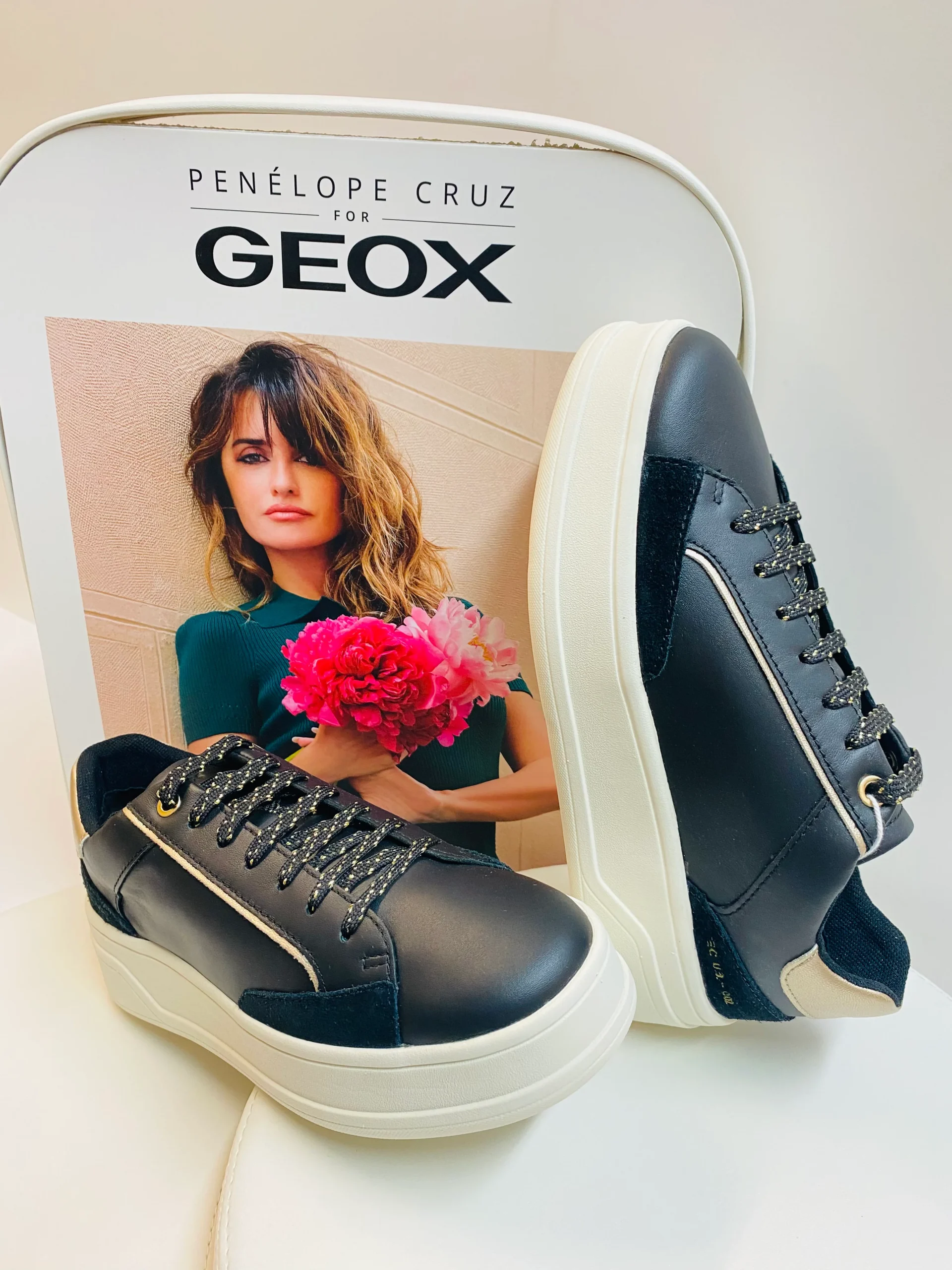 Geox D46WVE 08522 sneakers donna nera - immagine 4