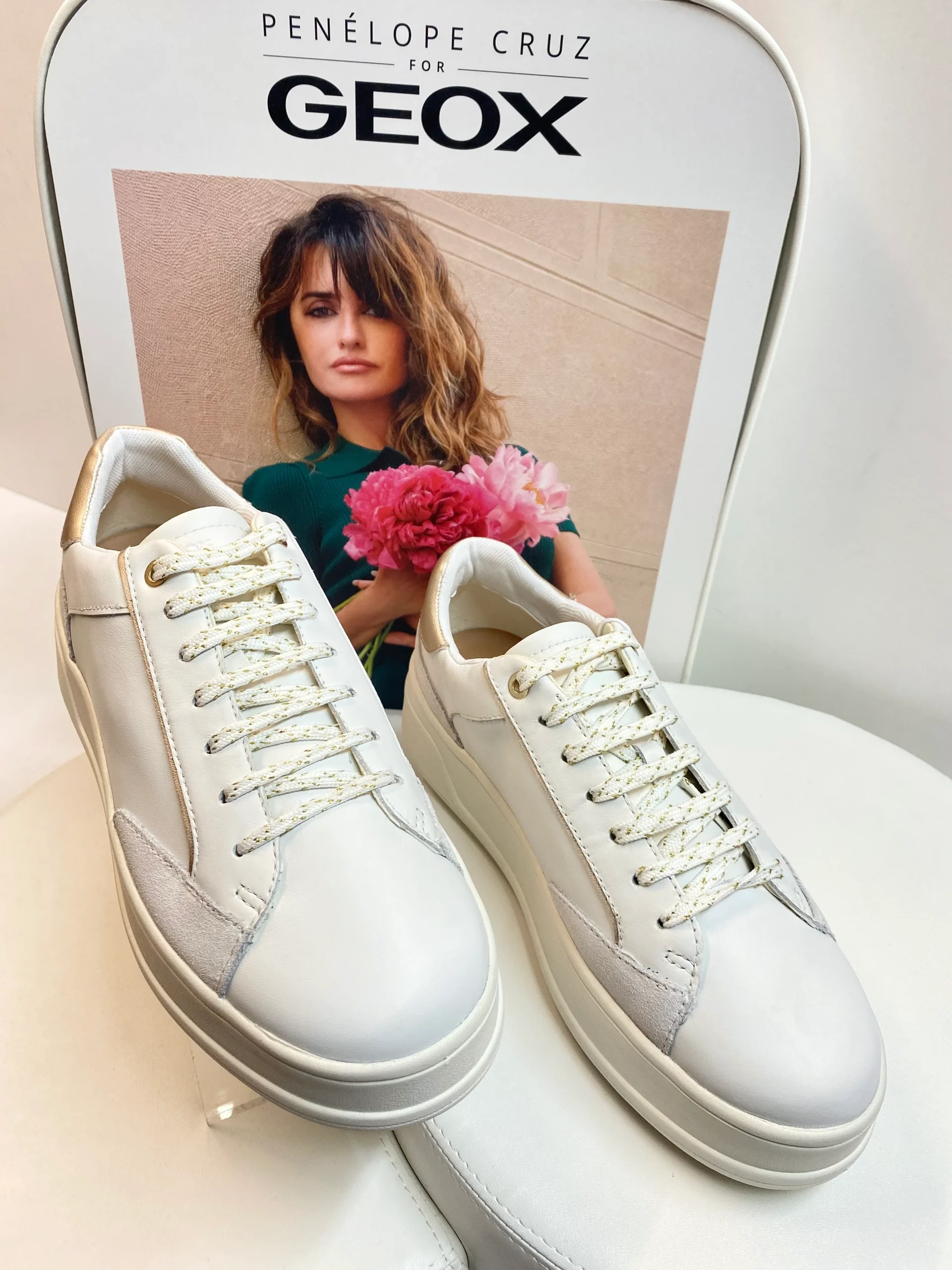 Geox D46WVE 08522 sneakers donna bianca - immagine 4