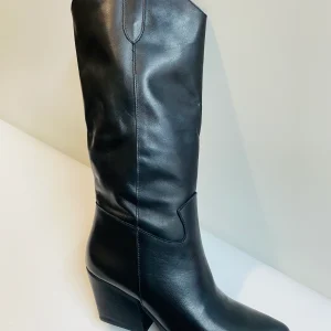 Ope Too G188 stivale texano in pelle nera