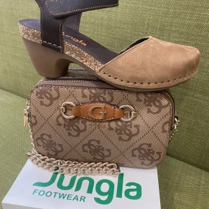 Jungla 7463 sabot con tomaia in nabuk visone