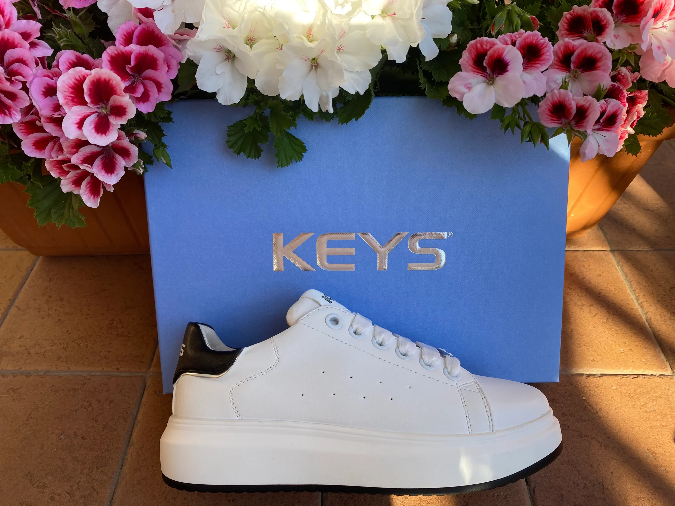 Keys K-8304 sneakers donna Sinisa white/black - immagine 2