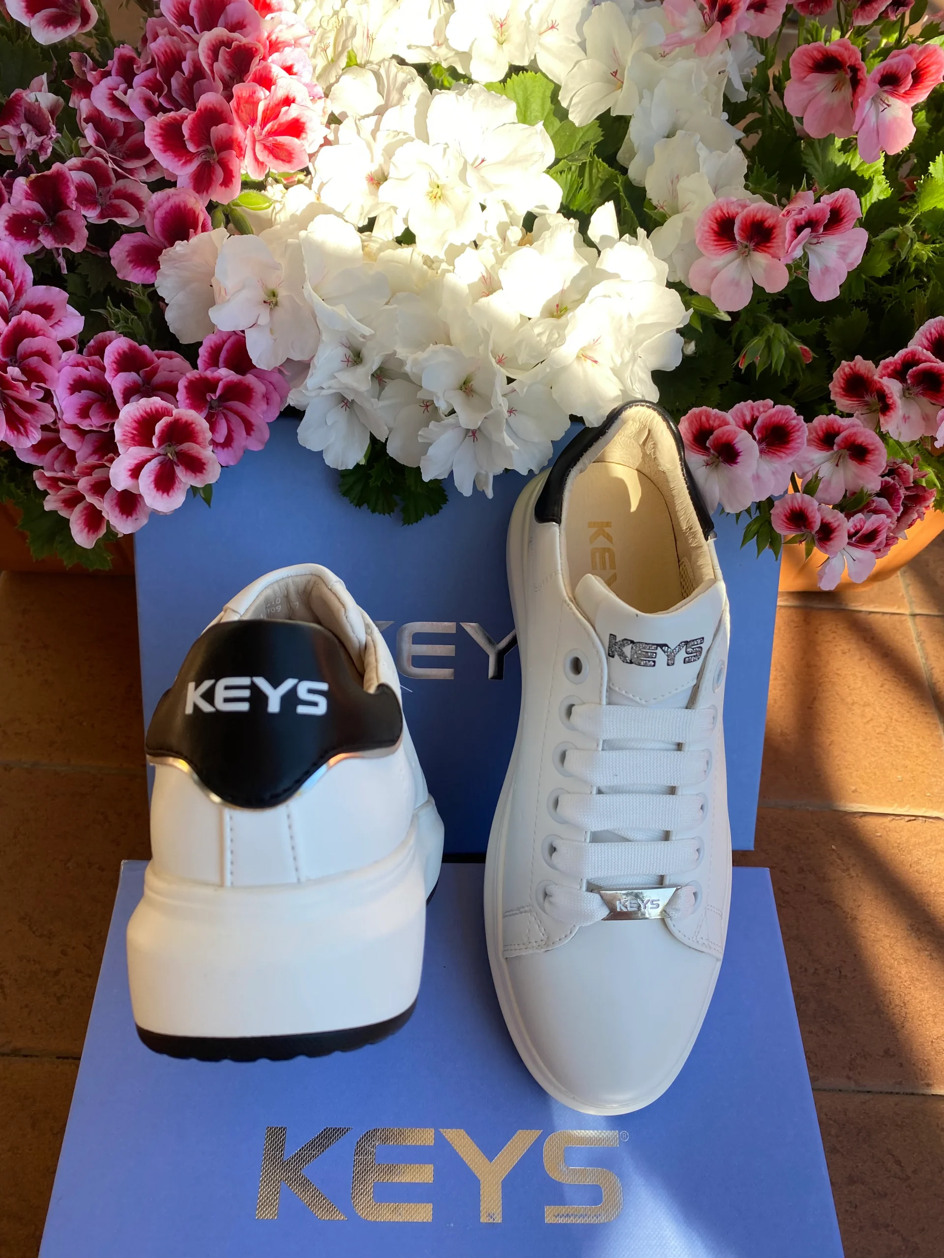 Keys K-8304 sneakers donna Sinisa white/black - immagine 4