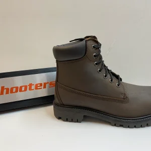 Shooters S4509-06 anfibio uomo in pelle ingrassata espresso