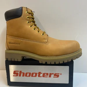 Shooters S4509-03 anfibi da uomo in pelle ingrassata gialla