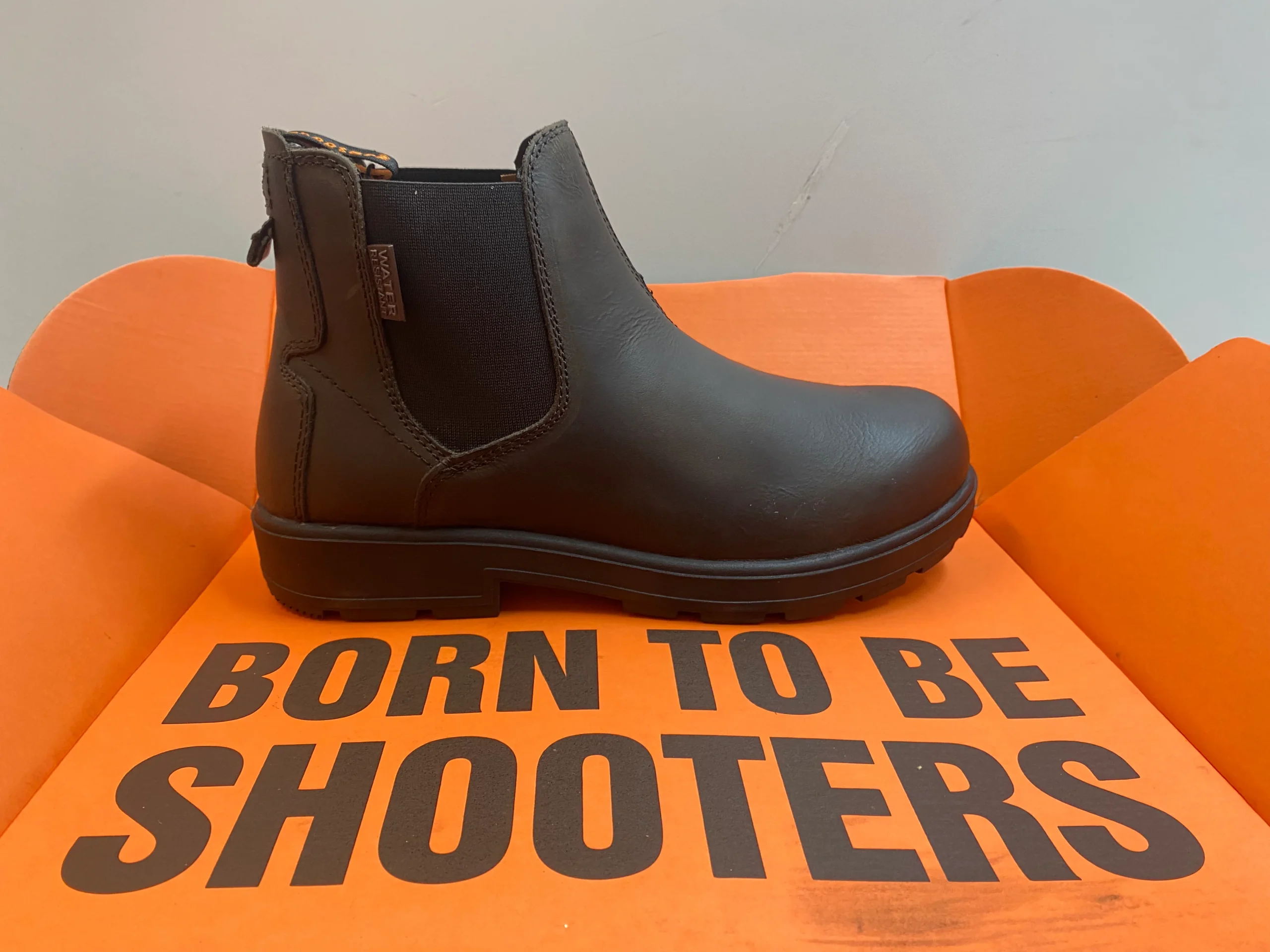 Shooters S3634-06 stivaletti chelsea uomo in pelle ingrassata