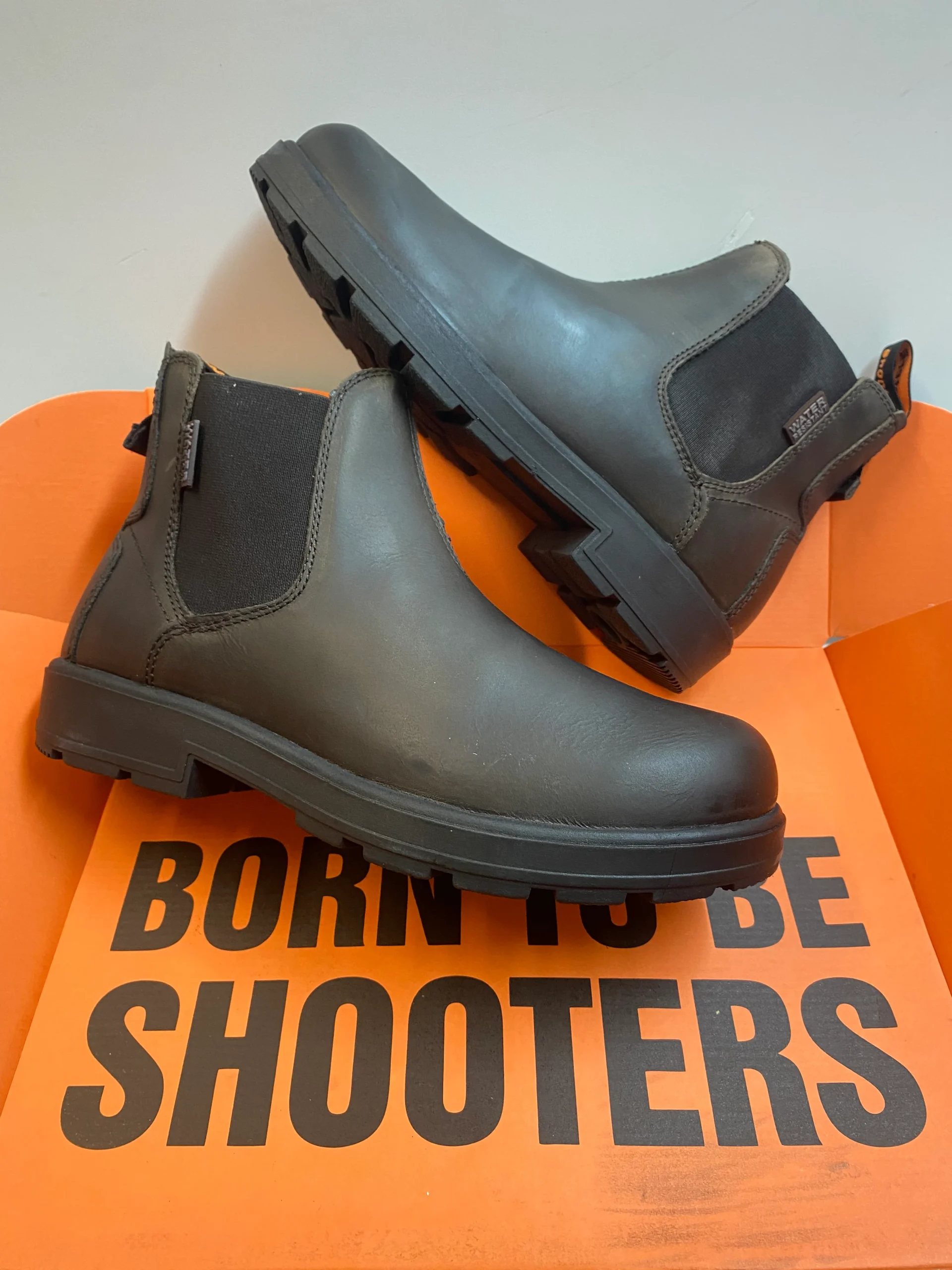 Shooters S3634-06 stivaletti chelsea uomo in pelle ingrassata - immagine 3