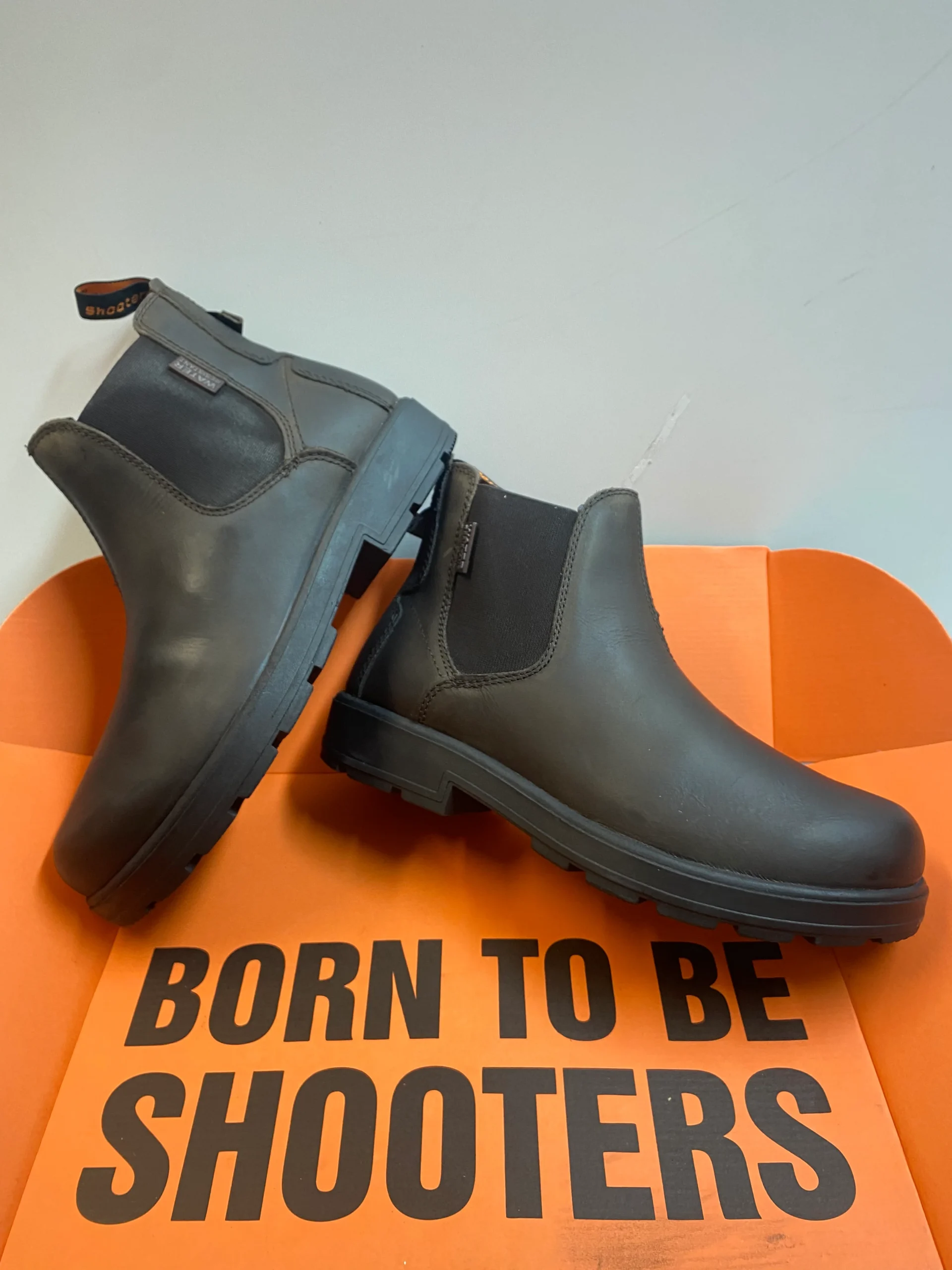 Shooters S3634-06 stivaletti chelsea uomo in pelle ingrassata - immagine 4