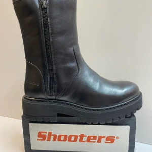 Shooters S24295-01 stivali donna con zip