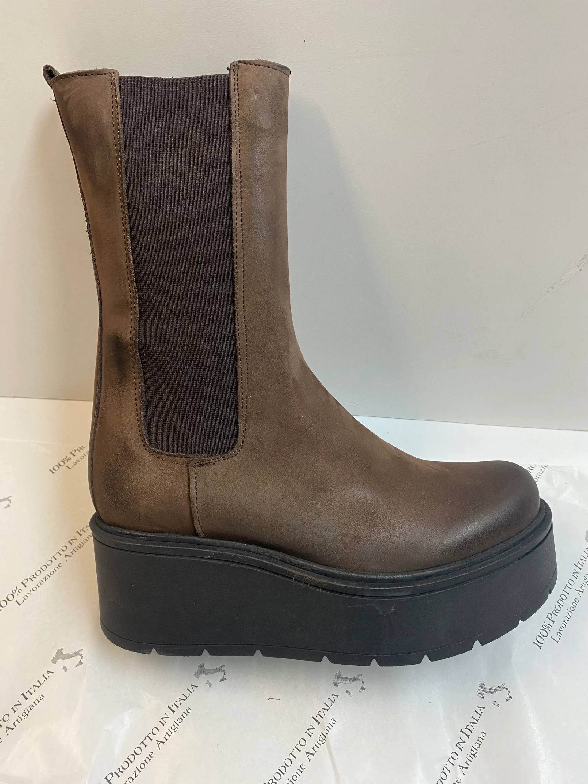 RShoes LUNA 4 stivali in nabuk moro - immagine 2