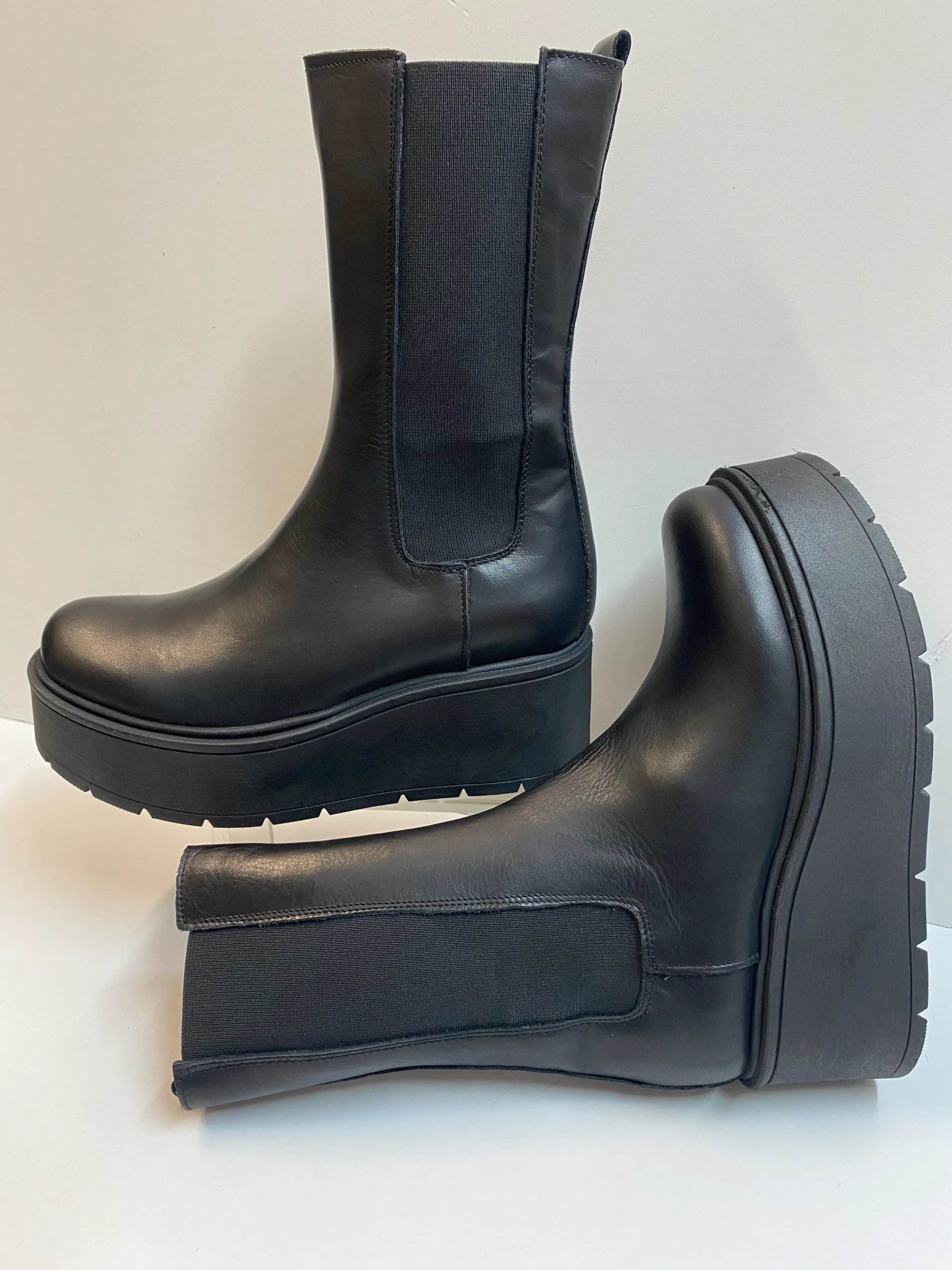 RShoes LUNA 4 stivale donna in pelle nero - immagine 3