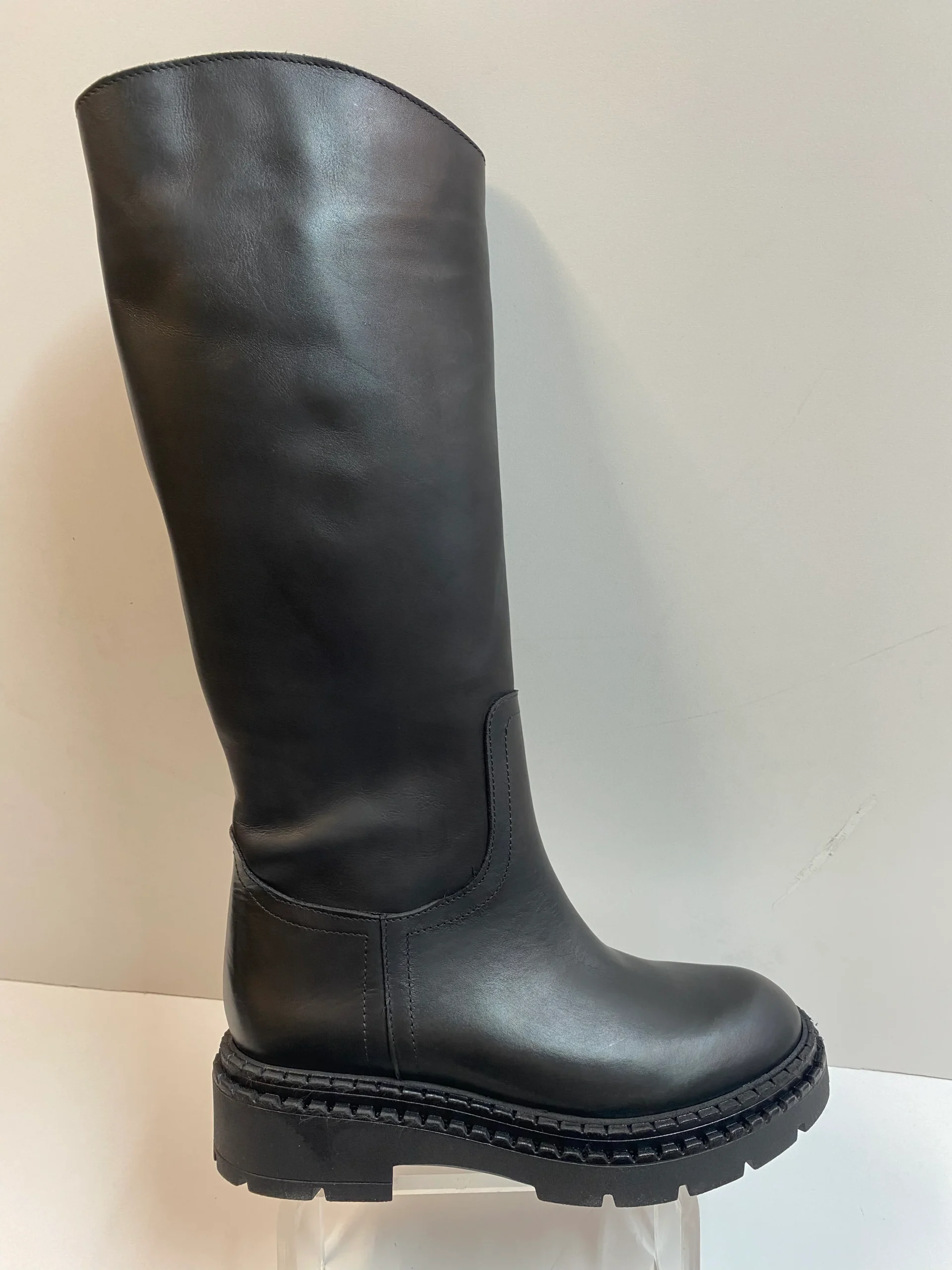 RShoes NANA 8 stivale alto in pelle nero - immagine 2