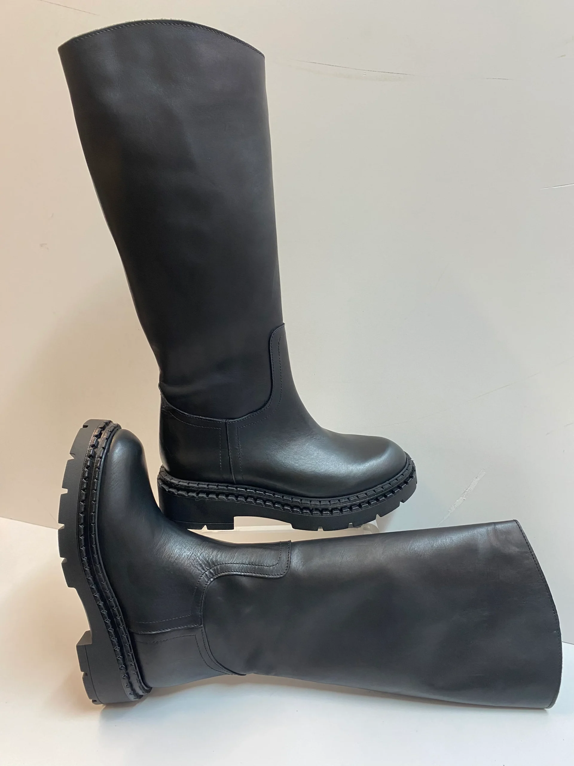 RShoes NANA 8 stivale alto in pelle nero - immagine 4