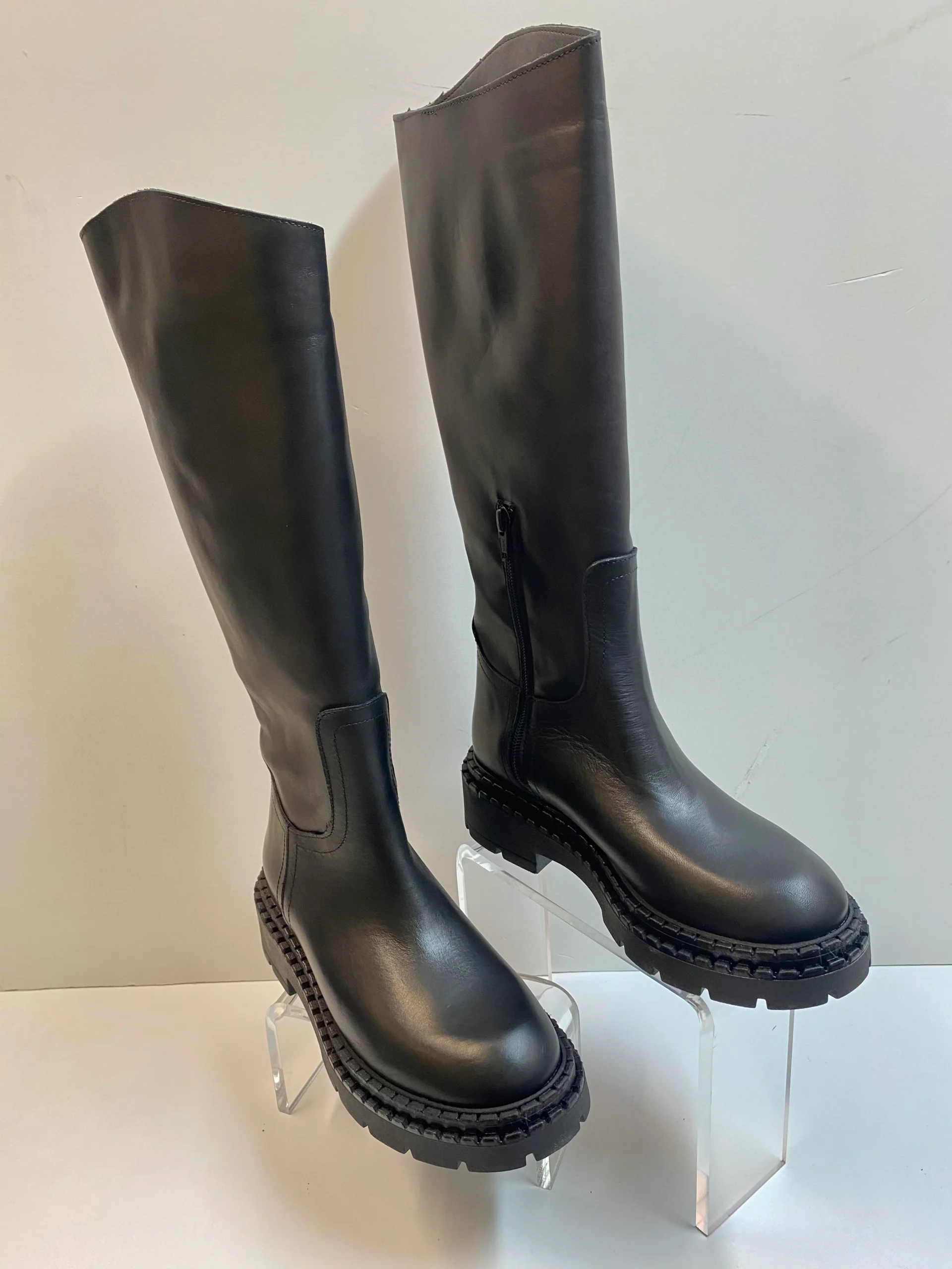 RShoes NANA 8 stivale alto in pelle nero - immagine 5