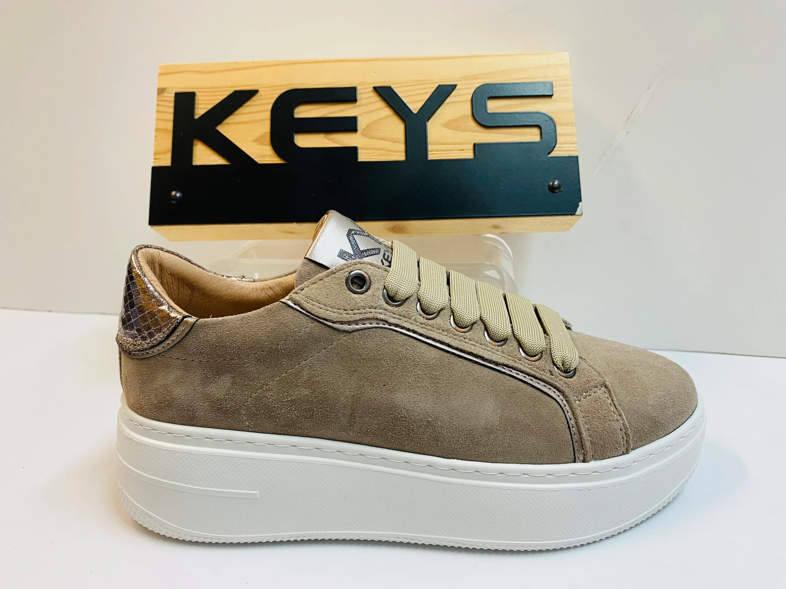 Keys K-9883C sneakers donna taupe - immagine 2
