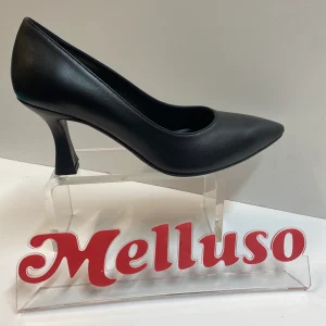 Melluso D5175Z dècolletè in pelle nero o acero