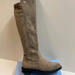 Keys K-11673B stivale alto in pelle scamosciata taupe