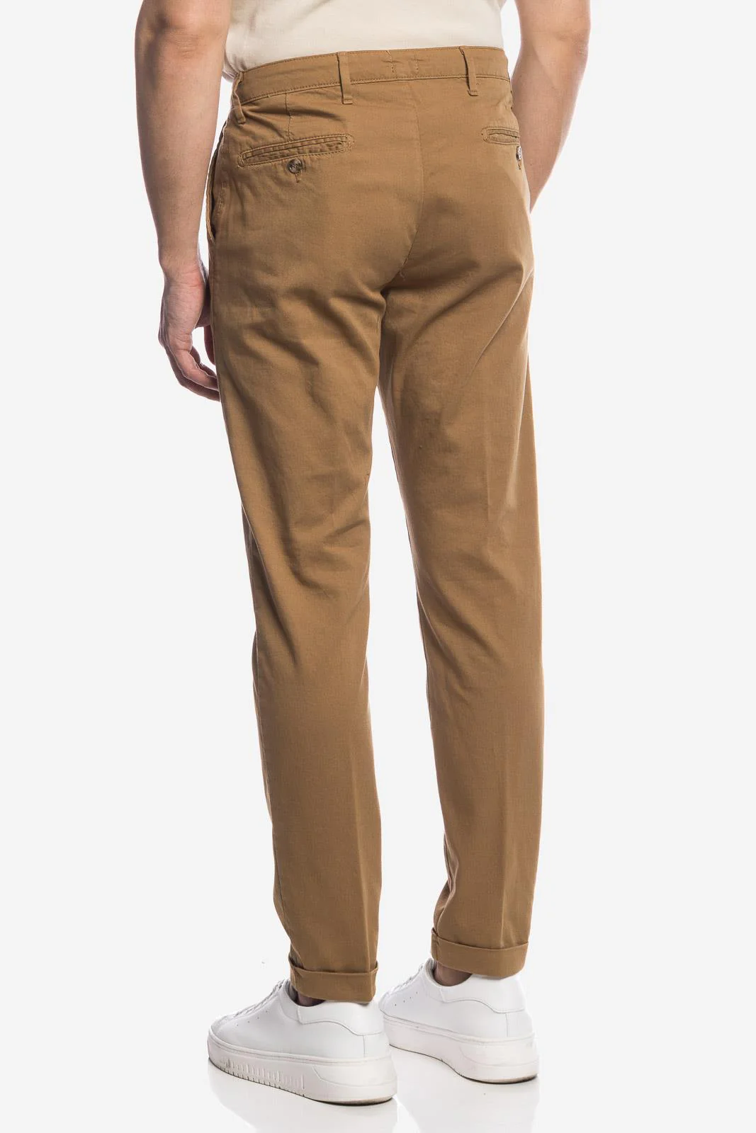 PANTALONE DI RASO COTONE ARMATURATO - immagine 4