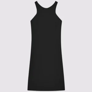 Abito a Tubino in Jersey Tecnico Nero Patrizia Pepe