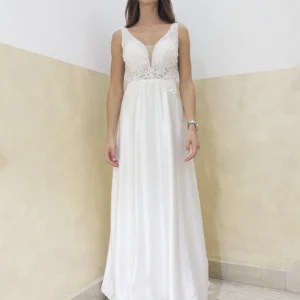 Abito in raso da sposa