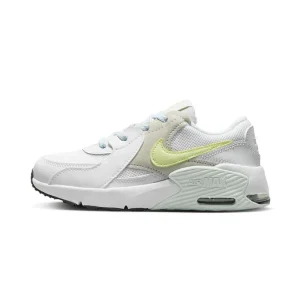 Scarpa Nike da bambina ps bianco beige giallo celeste modello Air Max Excee con lacci elastici Art:CD6892-118