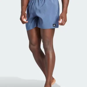 Boxer mare adidas Solid CLX azzurro