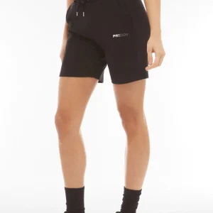 Bermuda Freddy in cotone interlock con coulisse nero