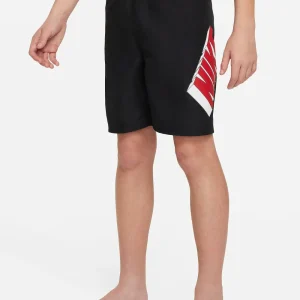 Boxer Mare Nike Jr 7" con big scritta 3D nero rosso