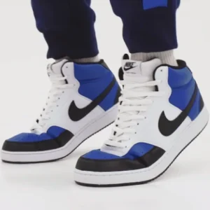 Sneakers Nike Court Vision Mid royal bianco nero