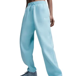 Pantalone Nike in felpa invernale Phoenix celeste FZ5996-474