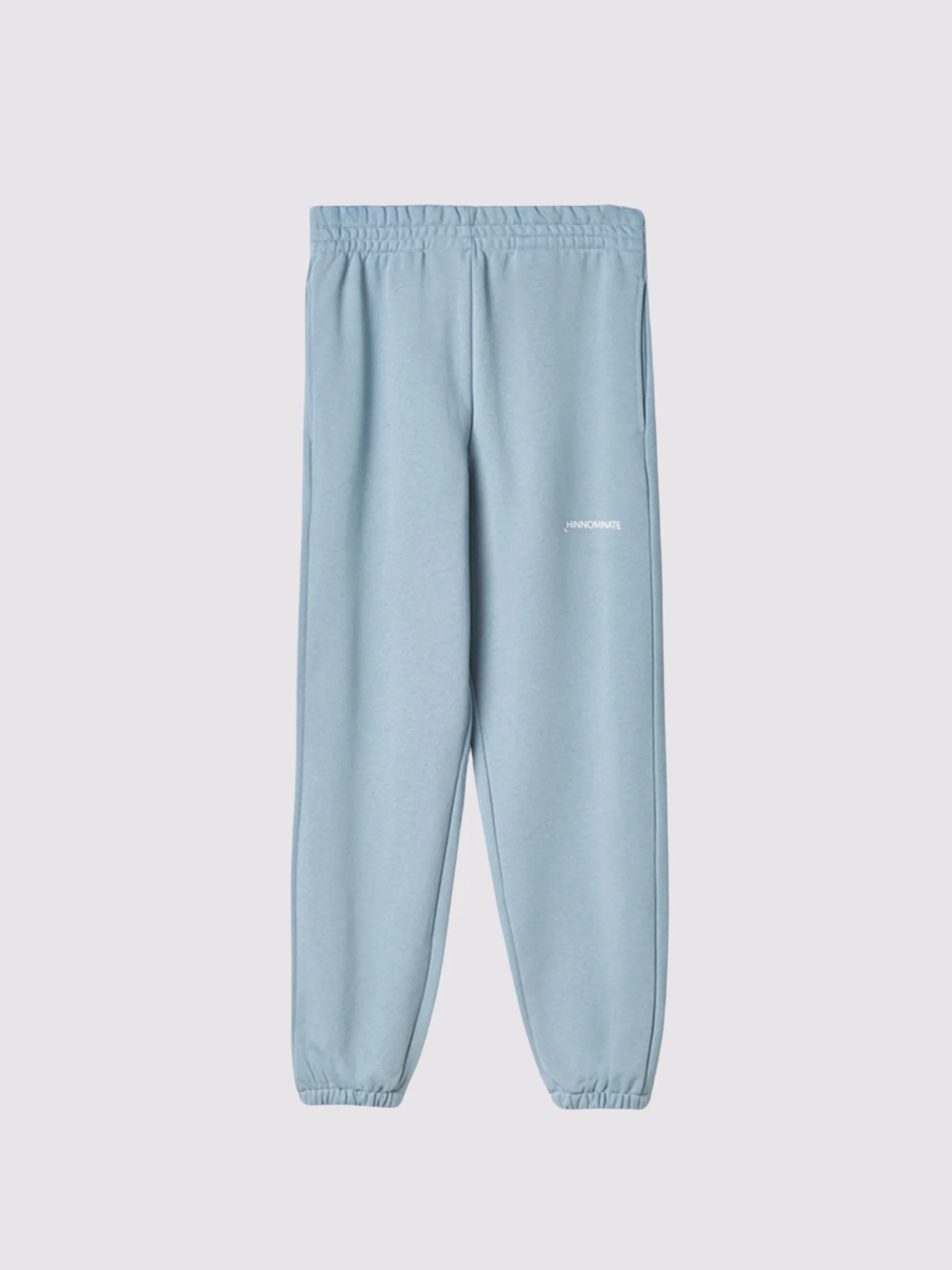 Pantalone in Felpa Basico con Elastico al Fondo Azzurro Hinnominate