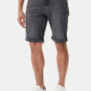 Bermuda di Jeans Calvin Klein Slim in Denim Nero 327515