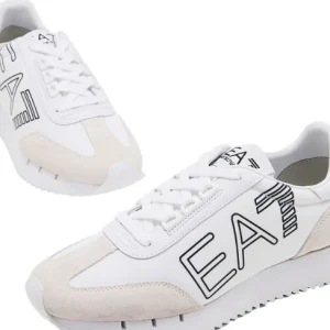 Sneakers EA7 Black and White Vintage Bianca X8X101-XK257-U426