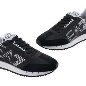 Sneakers EA7 Black and White Vintage Nera X8X101-XK257-U448