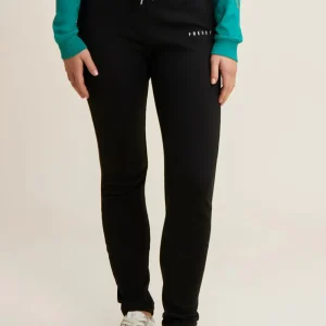 Pantalone Freddy Basic in Interlock di Cotone Nero WCYLP4N