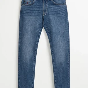 Jeans MCS in denim chiaro scolorito slim fit 12MDM100