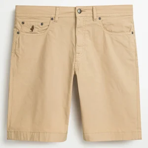 Bermuda MCS 5 Tasche in gabardina di Cotone Stretch beige 12MSP001