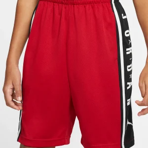 Pantaloncino Jordan Jr Rosso e Nero con Banda laterale Scritta 957115-R78