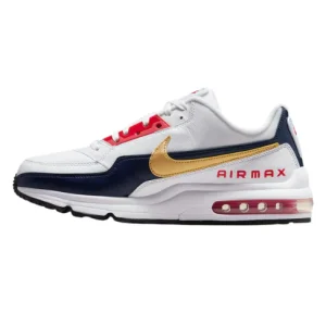 Sneakers Nike Air Max LTD 3 Premium Bianca Blu Oro Rossa 695484-186