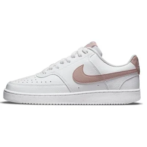 Sneakers Nike Court Vision Lo NN in pelle bianca rosa DH3158-102