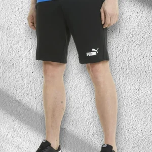 Pantaloncino Puma in Felpa Garzata Nera Essential Slim 586742-01