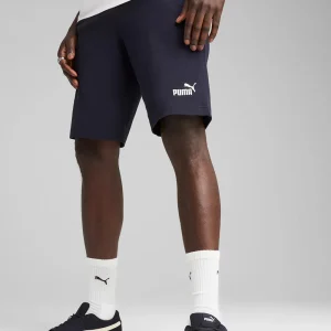 Pantaloncino Puma in jersey di Cotone Blu Essential 682600-16