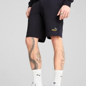 Pantaloncino Puma in Felpa Garzata Essential Blu 684715-16