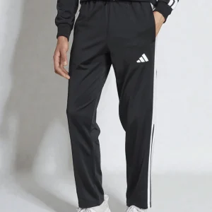 Pantalone Adidas con Bottoni Latrerali 3S Nero Bianco JL8593